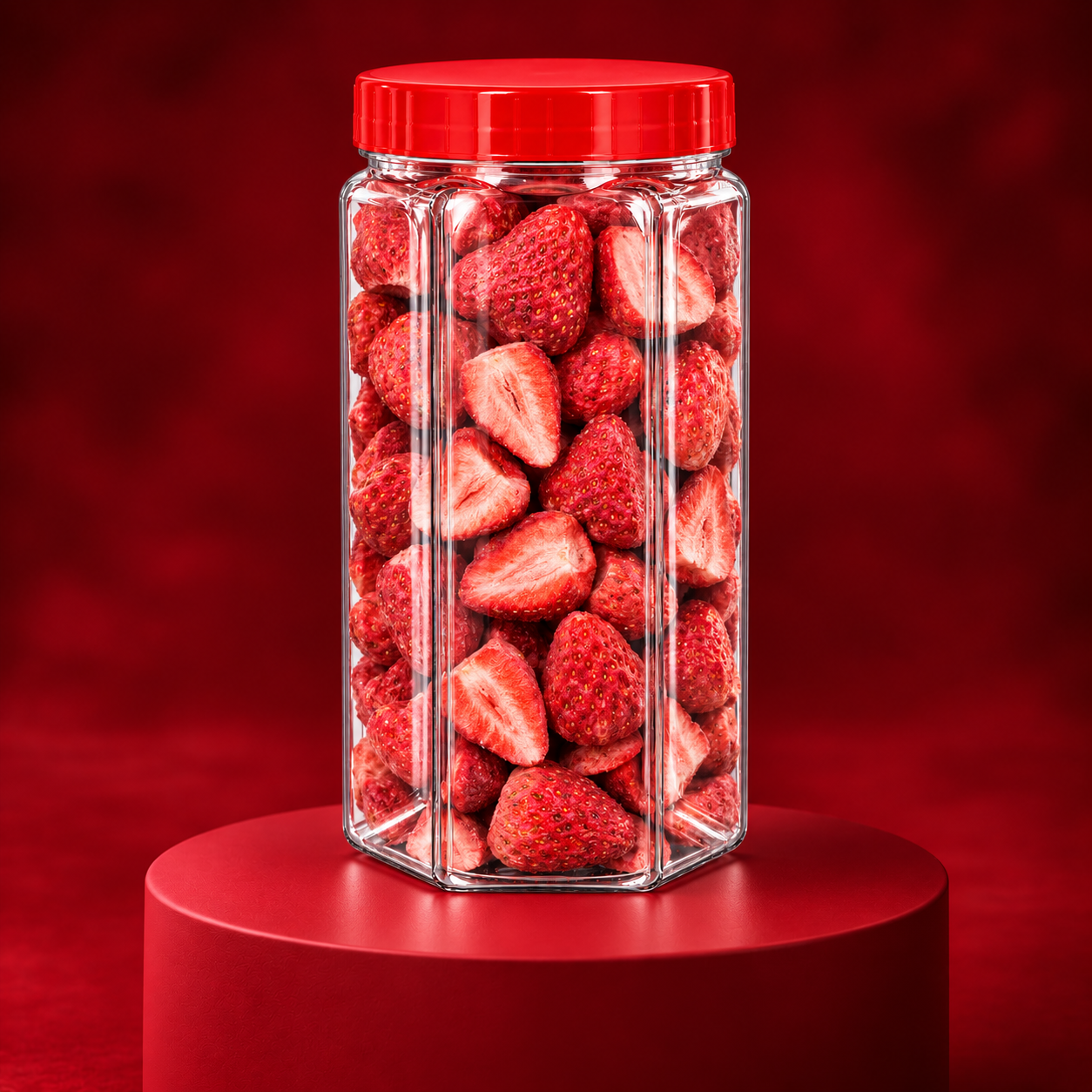 HEXAGONAL PET JARS