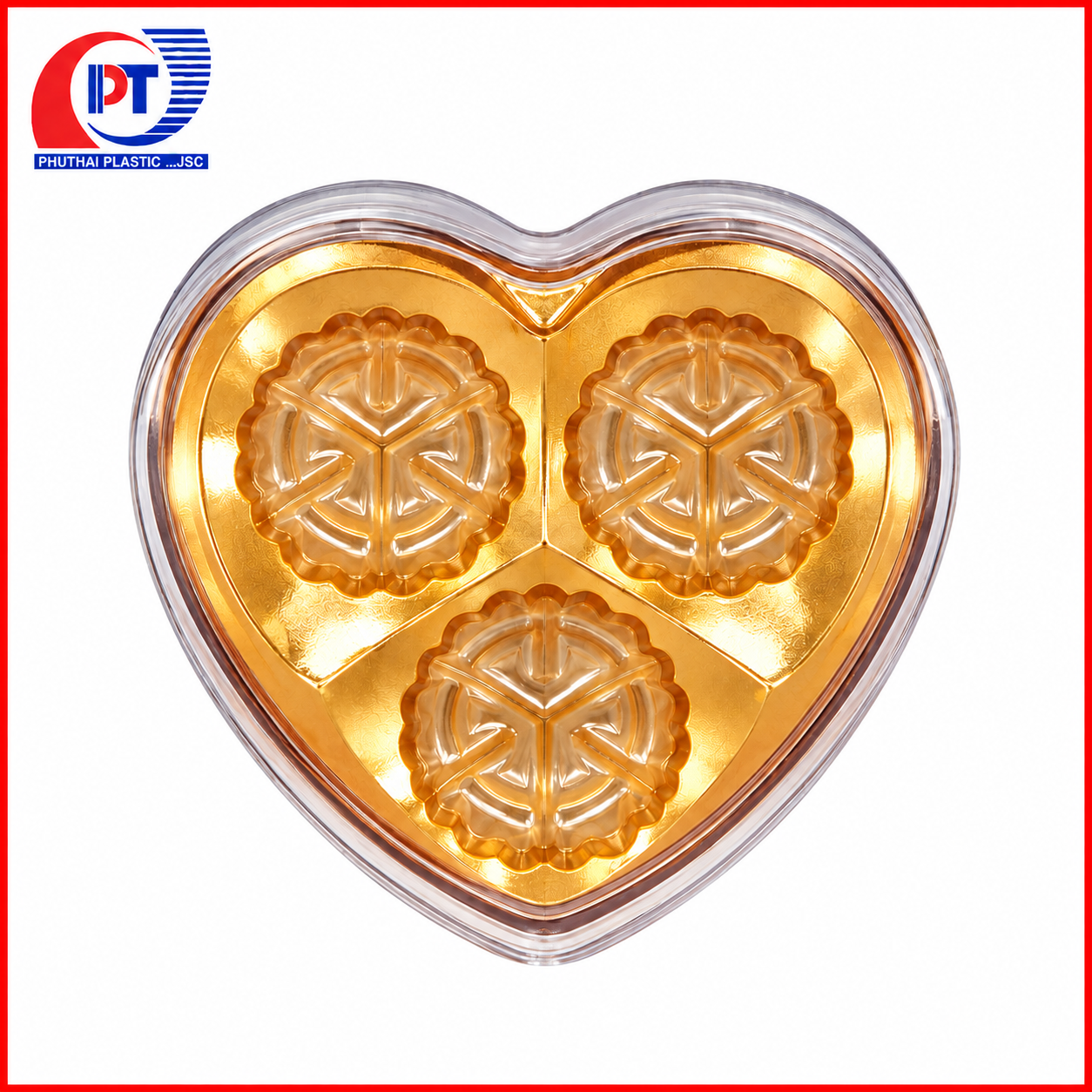3-piece heart box